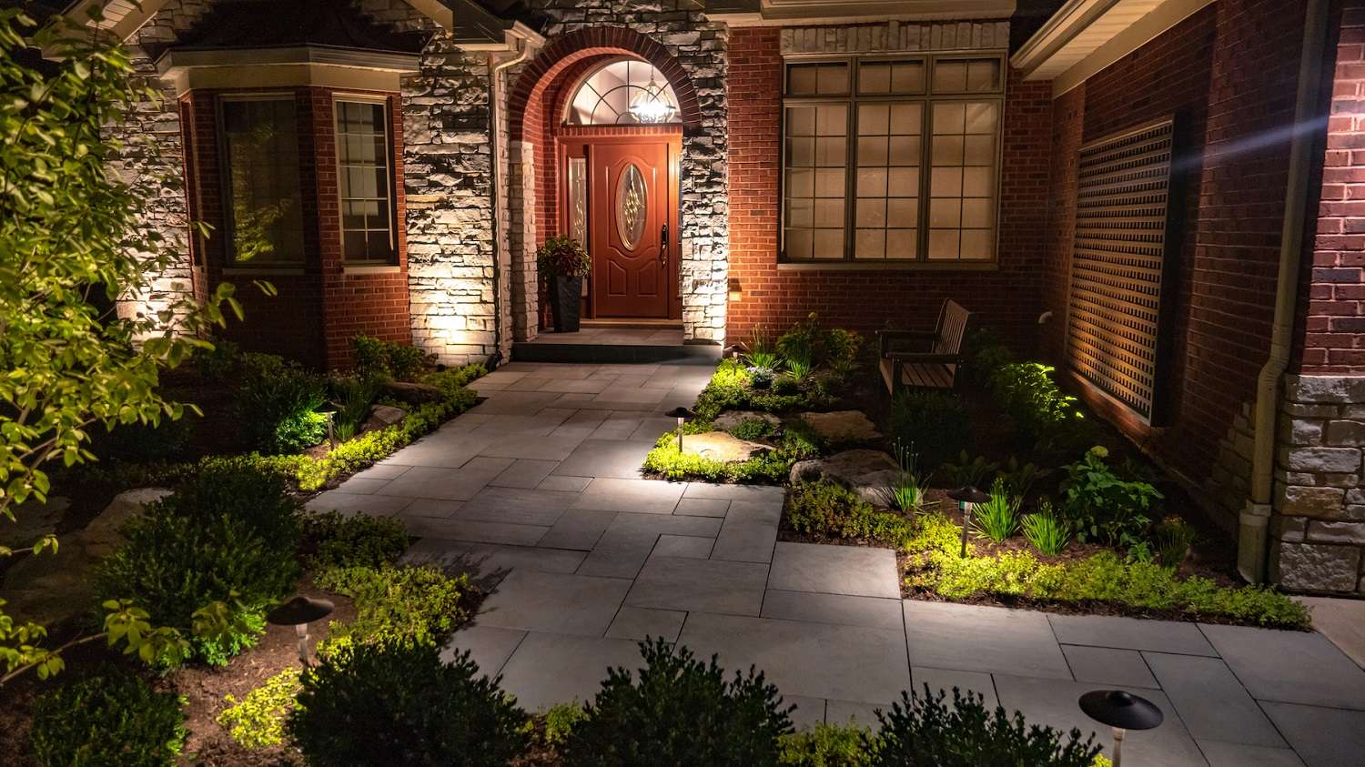 dusk till dawn landscape lighting